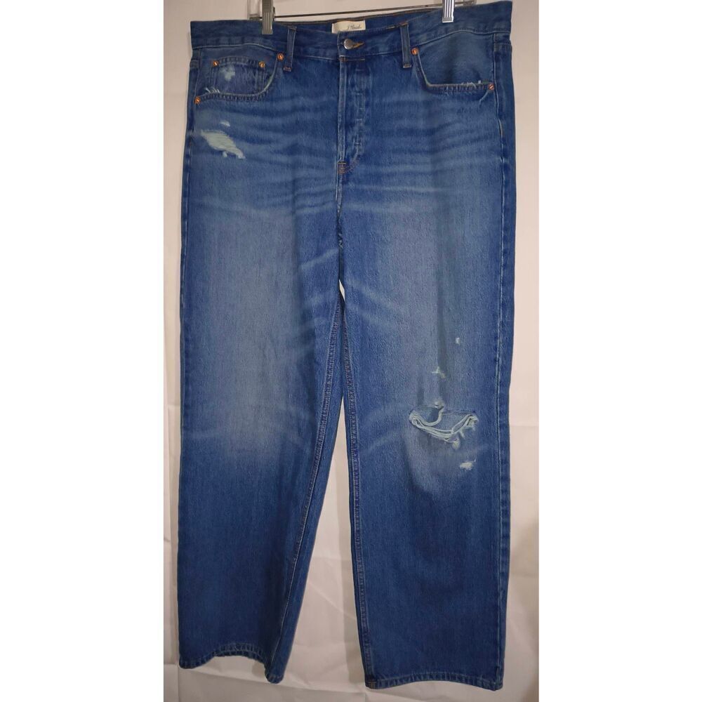 Women's Mid-Rise 90's Baggy relaxed retro Jeans Universal Thread Blue Size 14